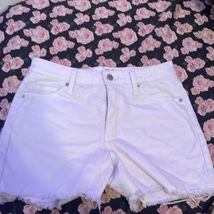 universal thread jean shorts in the color white. In a size 4. Also never worn.
